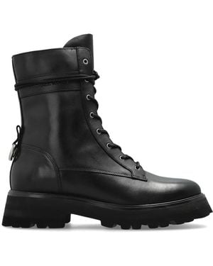 Michael Kors Schoenen ,Zwart ,Leer Caleb Enkellaarsjes