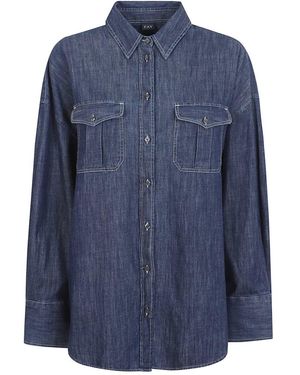 Fay Denim Shirts - Blue