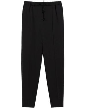 Max Mara Slim-Fit Trousers - Black