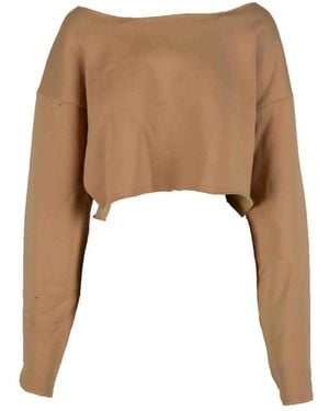 The Attico Sweatshirts - Natural