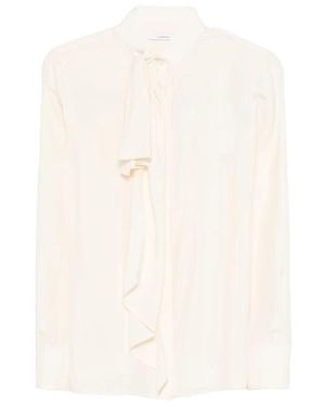 Givenchy Blouse Van Zijde Met Strikdetail - Wit