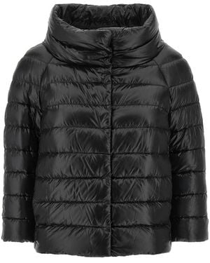 Herno Jassen ,Zwart ,Nylon Sofia Quilted Down Jacket