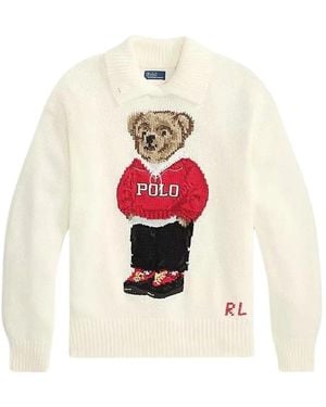 Polo Ralph Lauren Round-Neck Knitwear - Bianco