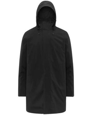 K-Way Thomal Bonded Gewatteerde Jas - Zwart