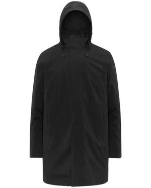 K-Way Thomal Bonded Gewatteerde Jas - Zwart