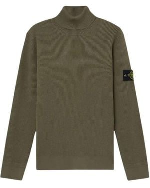 Stone Island Turtlenecks - Green