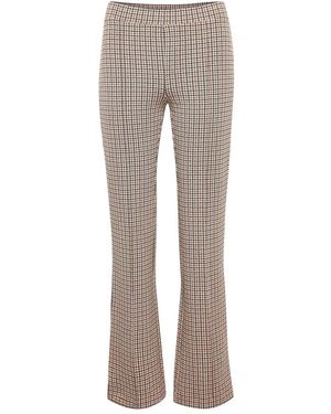 Part Two Broeken ,Bruin ,Polyester Ultimate Flare Broek - Grijs