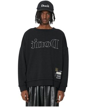 Undercover Rundhals-Pullover - Schwarz