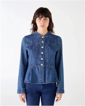 Shaft Overhemden ,Blauw ,Denim Giacca Joanna Slim