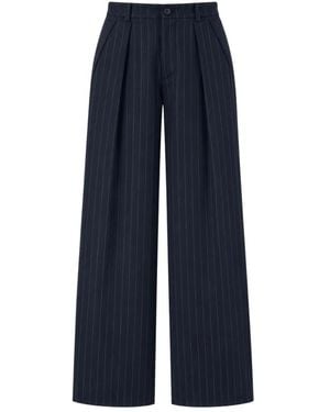 SOLOTRE Broeken ,Blauw ,Wijde Broek