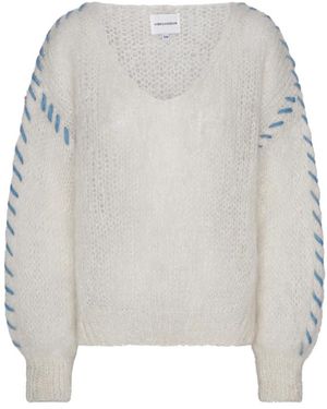 American Dreams V-Neck Knitwear - Gris