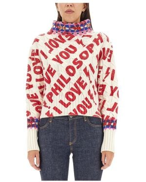 Philosophy Di Lorenzo Serafini Turtlenecks - Red