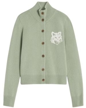 Maison Kitsuné Cardigans - Green