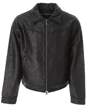 ANDERSSON BELL Morato Zip-Up Jacke - Schwarz