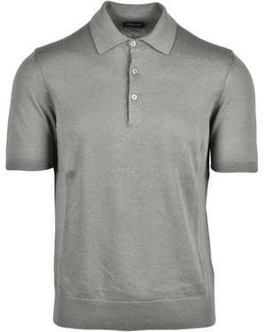 Drumohr Polo Shirts - Grey