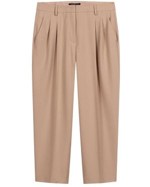 Luisa Cerano Tapered Trousers - Neutro