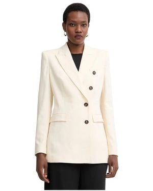 Pinko Dubbelrijige Blazer - Wit