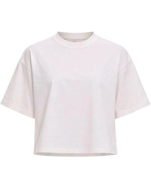 Hevò Tops ,Wit ,Katoen Morigino T-Shirt