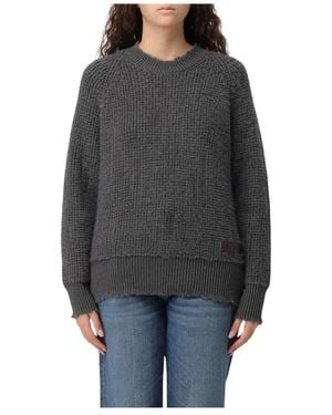 DSquared² Round-Neck Knitwear - Gris