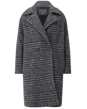 Cinzia Rocca Single-Breasted Coats - Grigio