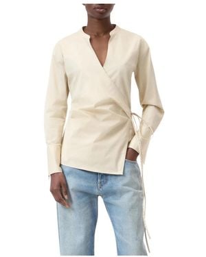 Closed Long Sleeve T-Shirts - Natural
