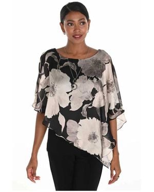 FRANK LYMAN Asymmetrische Gewebte Top Schwarz