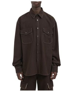 Uma Wang Casual Shirts - Marrone