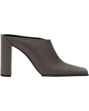 Alaïa Schoenen ,Grijs ,Leer Infradito Sandalen