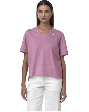 K-Way T-Shirt Leda Jersey - Paars
