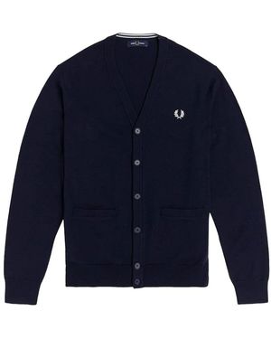Fred Perry Cardigans - Bleu