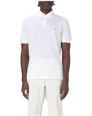 Brunello Cucinelli Polo Shirts - Wit