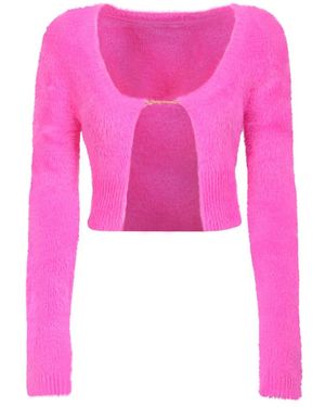 Jacquemus Roze Cardigan Sweater Stijl Ss23