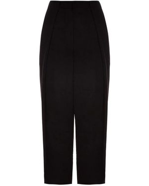 Balmain Cropped Trousers - Black