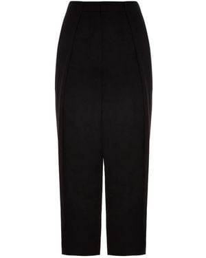 Balmain Cropped Trousers - Black