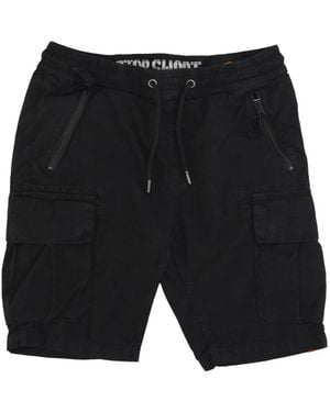 Alpha Industries Casual Shorts - Black
