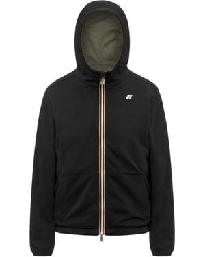K-Way Jake Double Interlock Jas - Zwart