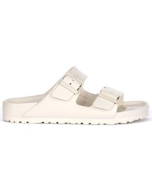 Birkenstock Sliders - White