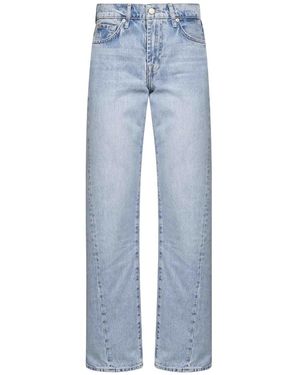 7 For All Mankind Straight Jeans - Blauw