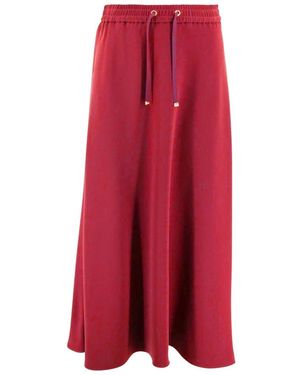 Herno Midi Skirts - Rojo
