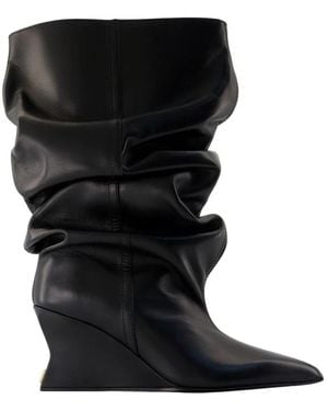 Balmain Heeled Boots - Noir