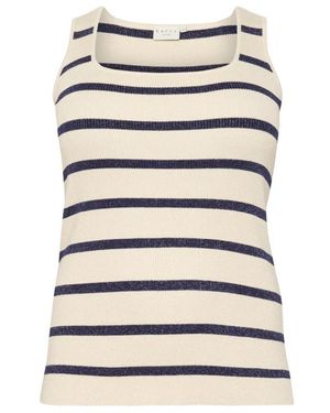 Kaffe Sleeveless Tops - Natural