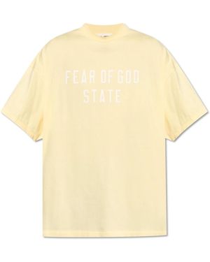 Fear Of God T-Shirts - Yellow