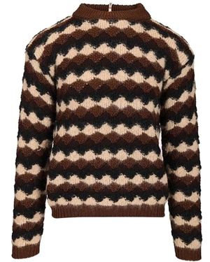 Moncler Round-Neck Knitwear - Black