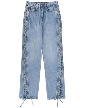 ROTATE BIRGER CHRISTENSEN Straight Fit Jeans - Blue