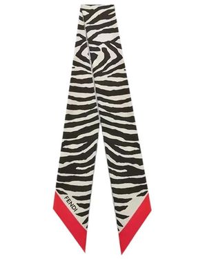 Fendi Silky Scarves - Rojo