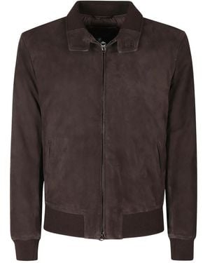 Stewart Bomber Jackets - Marrone