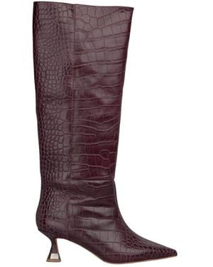 Alma En Pena. Heeled Boots - Brown