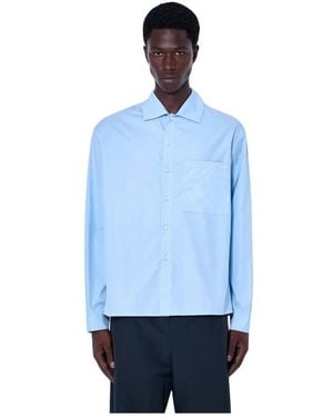 Jil Sander Casual Shirts - Blu