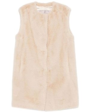 Herno Jassen ,Faux-Fur Vest - Naturel