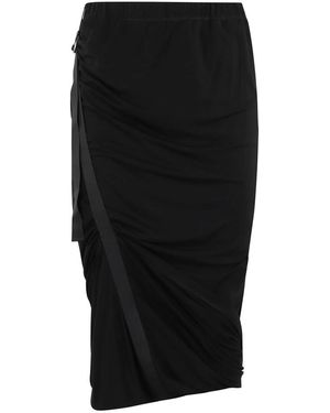 Helmut Lang Midi Skirts - Black